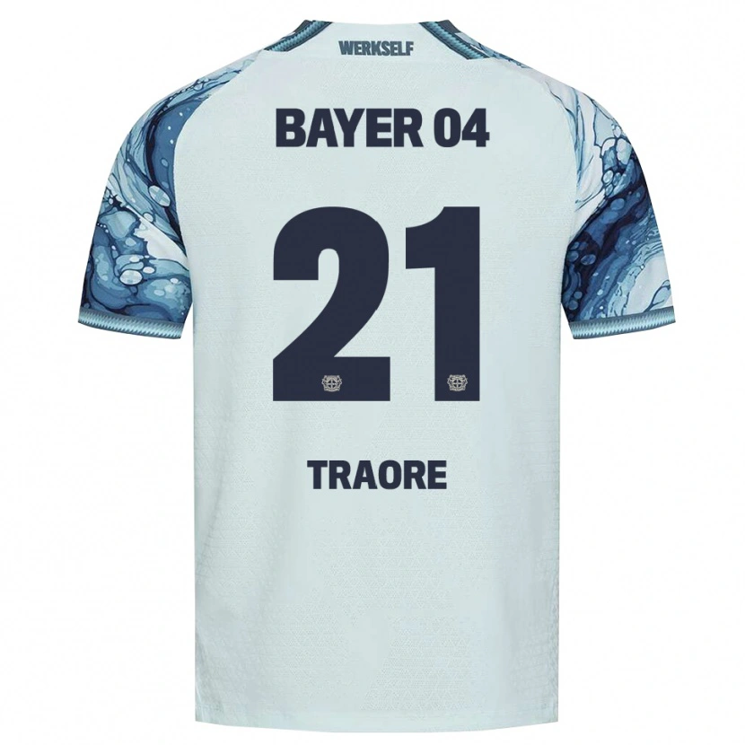Danxen Barn Amaël-Demba Traoré #21 Mørkegrønn Svart Bortetrøye Drakt Trøye 2026/27 Skjorter T-Skjorte