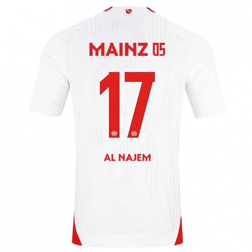 Danxen Barn Salma Al Najem #17 Hvit Rød Gul Bortetrøye Drakt Trøye 2026/27 Skjorter T-Skjorte