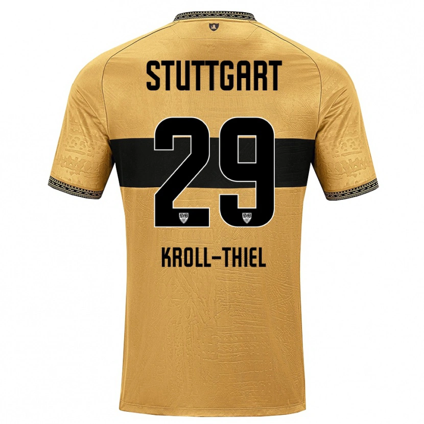 Danxen Barn Colin Kroll-Thiel #29 Brun Svart Hvit Bortetrøye Drakt Trøye 2026/27 Skjorter T-Skjorte