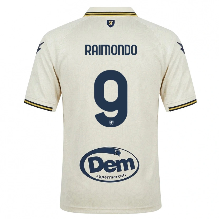 Danxen Barn Antonio Raimondo #9 Oldlace Gul Svart Bortetrøye Drakt Trøye 2026/27 Skjorter T-Skjorte
