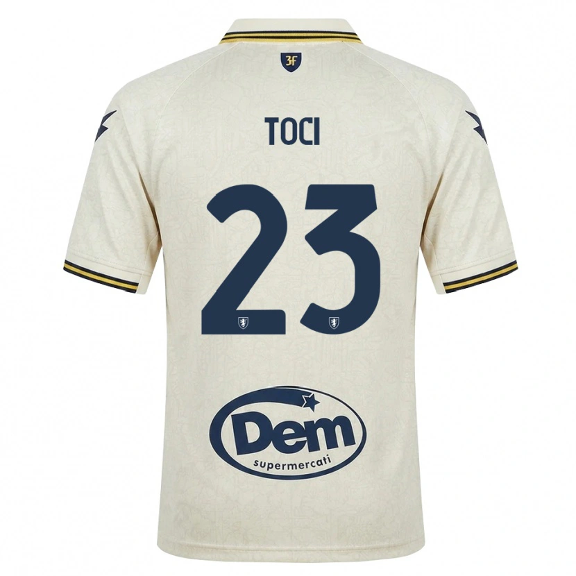 Danxen Barn Matteo Toci #23 Oldlace Gul Svart Bortetrøye Drakt Trøye 2026/27 Skjorter T-Skjorte
