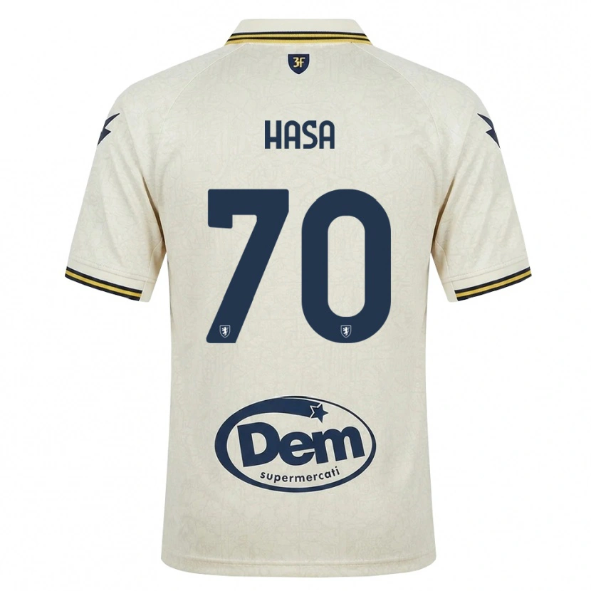 Danxen Barn Luis Hasa #70 Oldlace Gul Svart Bortetrøye Drakt Trøye 2026/27 Skjorter T-Skjorte