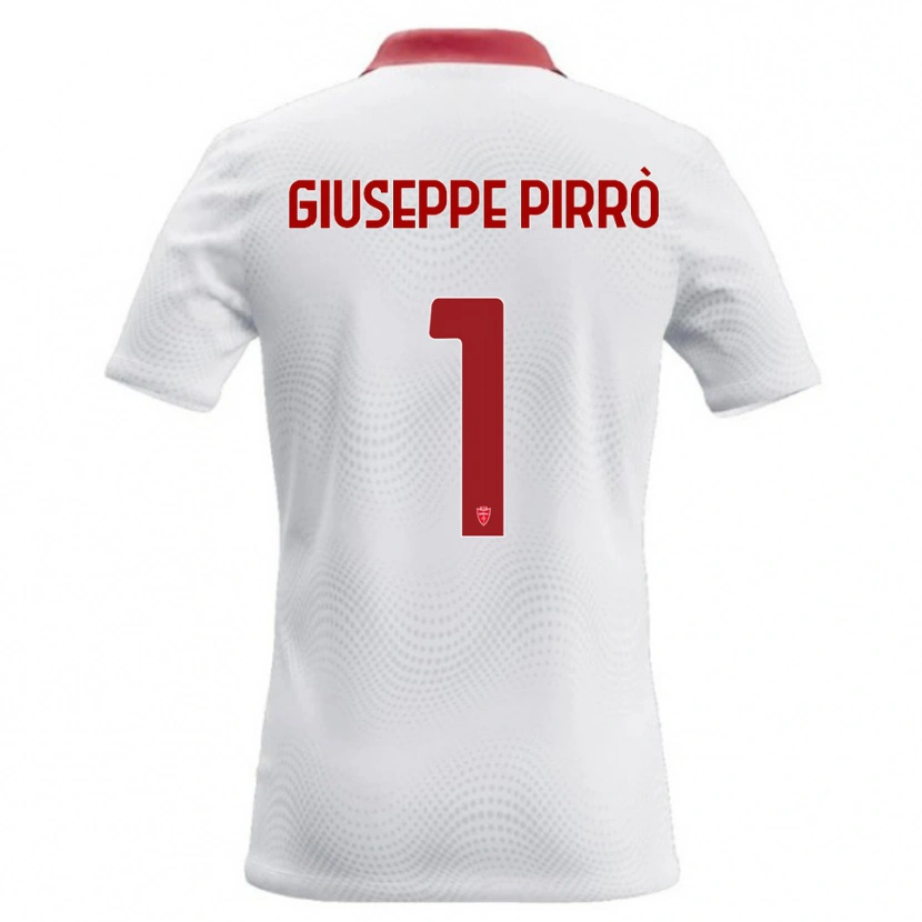 Danxen Barn Marco Giuseppe Pirrò #1 Hvit Rød Bortetrøye Drakt Trøye 2026/27 Skjorter T-Skjorte