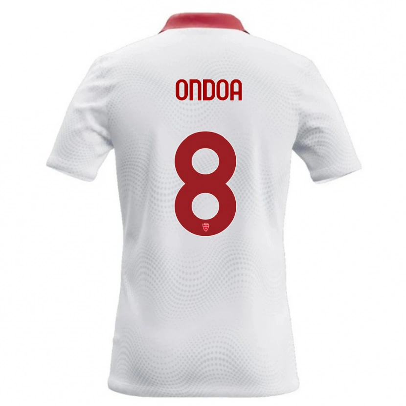 Danxen Barn Foe Ondoa #8 Hvit Rød Bortetrøye Drakt Trøye 2026/27 Skjorter T-Skjorte