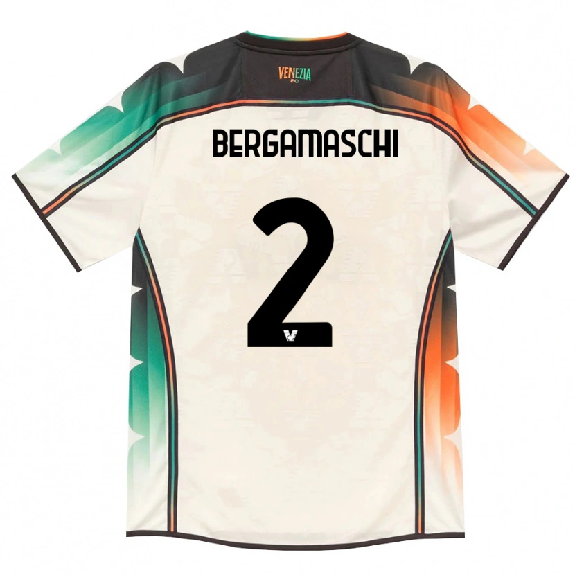 Danxen Barn Thomas Bergamaschi #2 Oldlace Oransje Grønn Bortetrøye Drakt Trøye 2026/27 Skjorter T-Skjorte