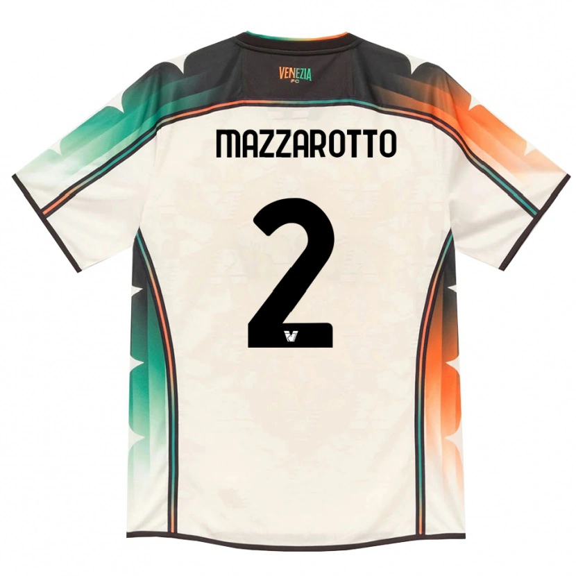Danxen Barn Jacopo Mazzarotto #2 Oldlace Oransje Grønn Bortetrøye Drakt Trøye 2026/27 Skjorter T-Skjorte