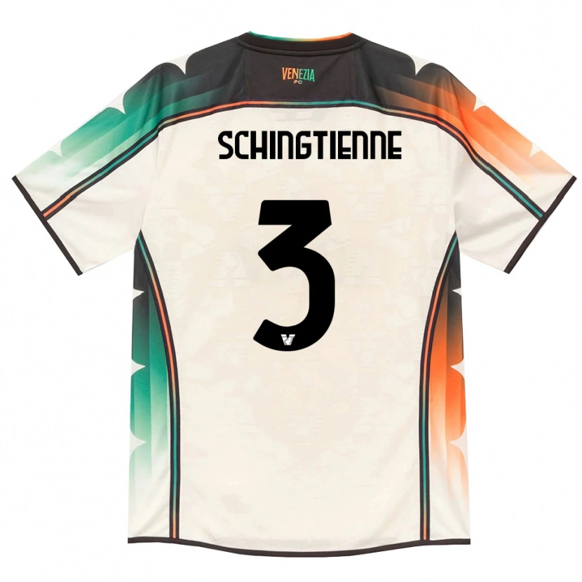 Danxen Barn Joël Schingtienne #3 Oldlace Oransje Grønn Bortetrøye Drakt Trøye 2026/27 Skjorter T-Skjorte