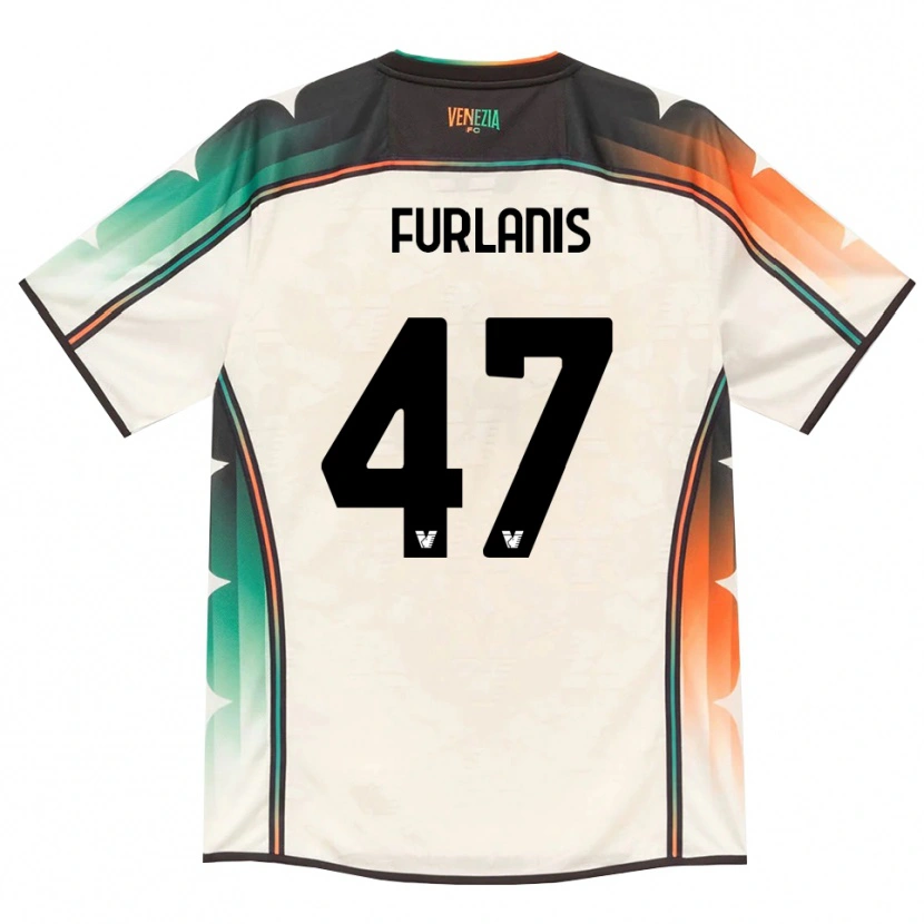 Danxen Barn Giorgia Furlanis #47 Oldlace Oransje Grønn Bortetrøye Drakt Trøye 2026/27 Skjorter T-Skjorte