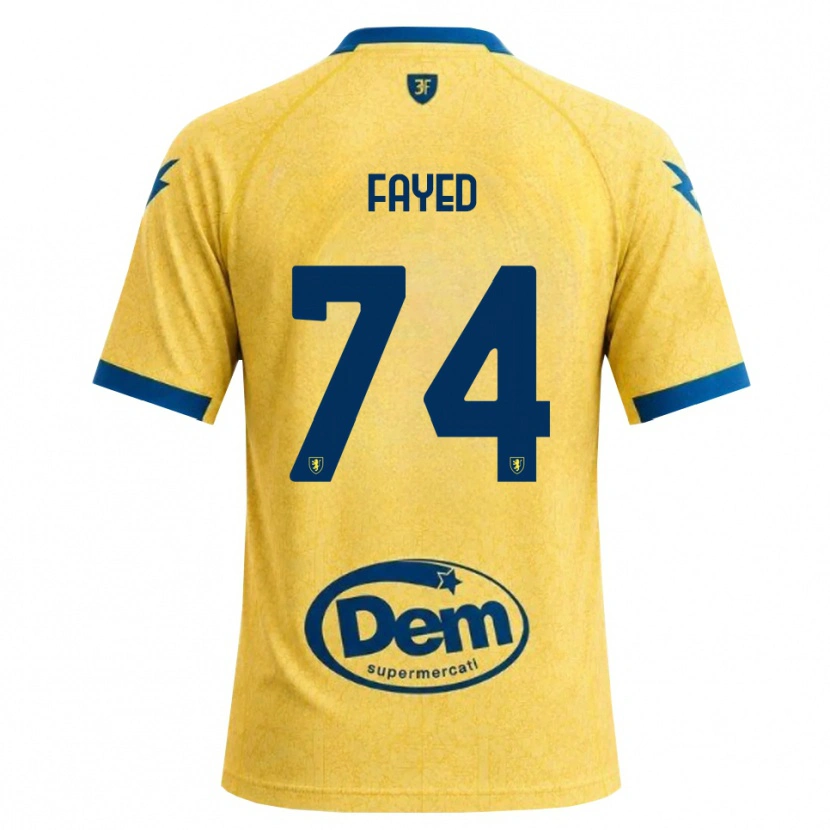 Danxen Barn Omar Fayed #74 Khaki Svart Blå Hjemmetrøye Drakt Trøye 2026/27 Skjorter T-Skjorte
