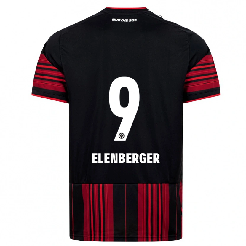 Danxen Mann Samuel Elenberger #9 Svart Rød Hvit Hjemmetrøye Drakt Trøye 2026/27 Skjorter T-Skjorte