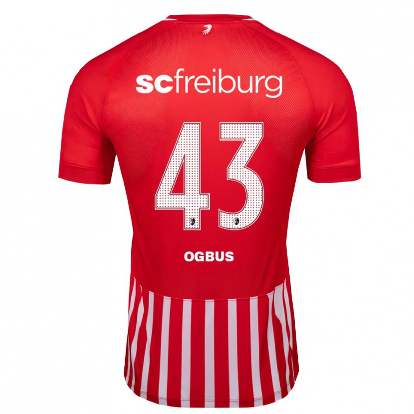 Danxen Mann Bruno Ogbus #43 Rød Hvit Svart Hjemmetrøye Drakt Trøye 2026/27 Skjorter T-Skjorte