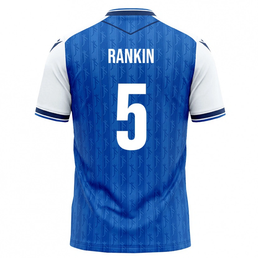 Danxen Mann Jamilla Rankin #5 Kongeblå Hvit Hjemmetrøye Drakt Trøye 2026/27 Skjorter T-Skjorte