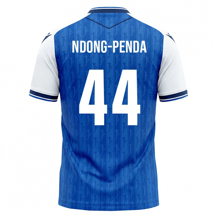 Danxen Mann Maxime Ndong-Penda #44 Kongeblå Hvit Hjemmetrøye Drakt Trøye 2026/27 Skjorter T-Skjorte