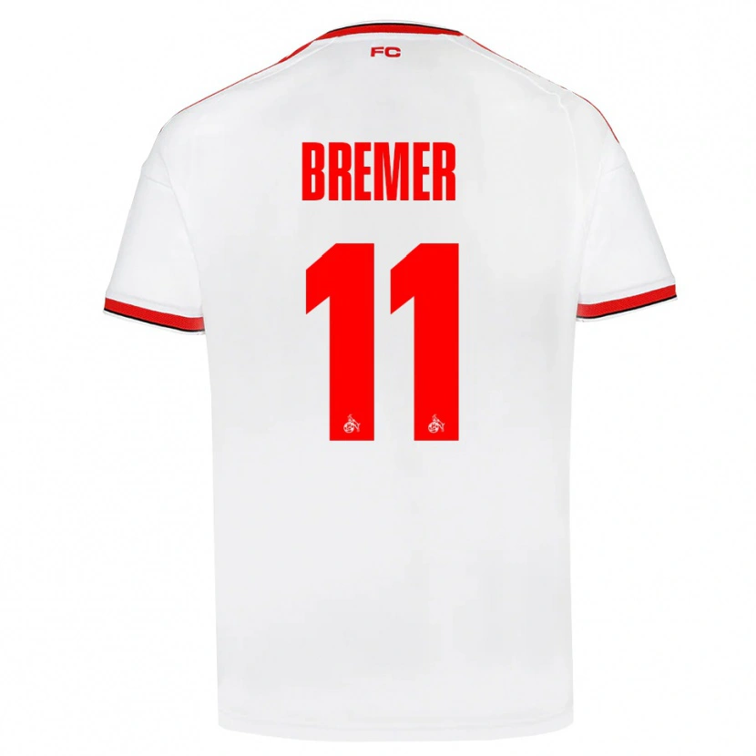 Danxen Mann Pauline Bremer #11 Hvit Rød Svart Hjemmetrøye Drakt Trøye 2026/27 Skjorter T-Skjorte