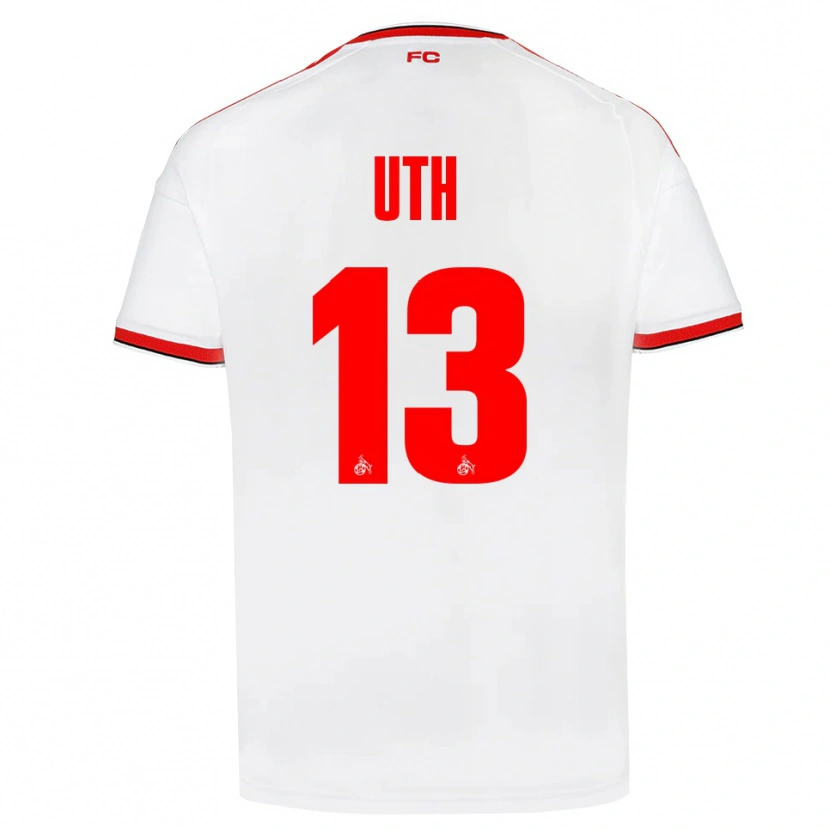 Danxen Mann Mark Uth #13 Hvit Rød Svart Hjemmetrøye Drakt Trøye 2026/27 Skjorter T-Skjorte
