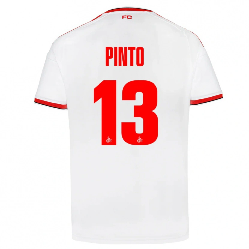 Danxen Mann João Pinto #13 Hvit Rød Svart Hjemmetrøye Drakt Trøye 2026/27 Skjorter T-Skjorte