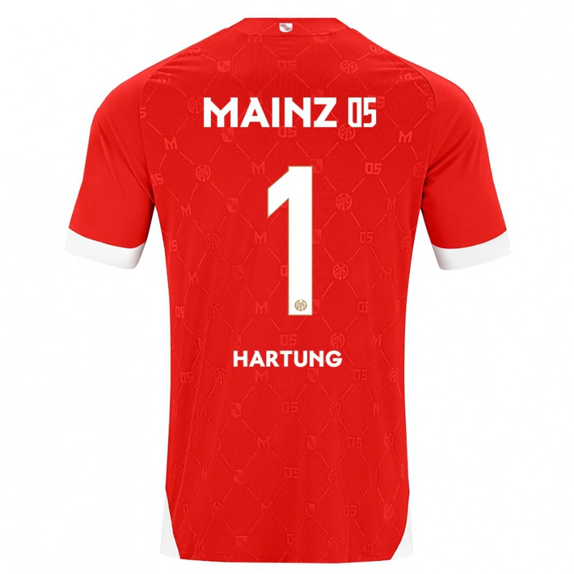 Danxen Mann Nick Hartung #1 Rød Hvit Hjemmetrøye Drakt Trøye 2026/27 Skjorter T-Skjorte