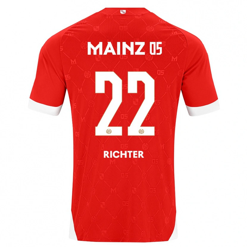 Danxen Mann Marco Richter #22 Rød Hvit Hjemmetrøye Drakt Trøye 2026/27 Skjorter T-Skjorte
