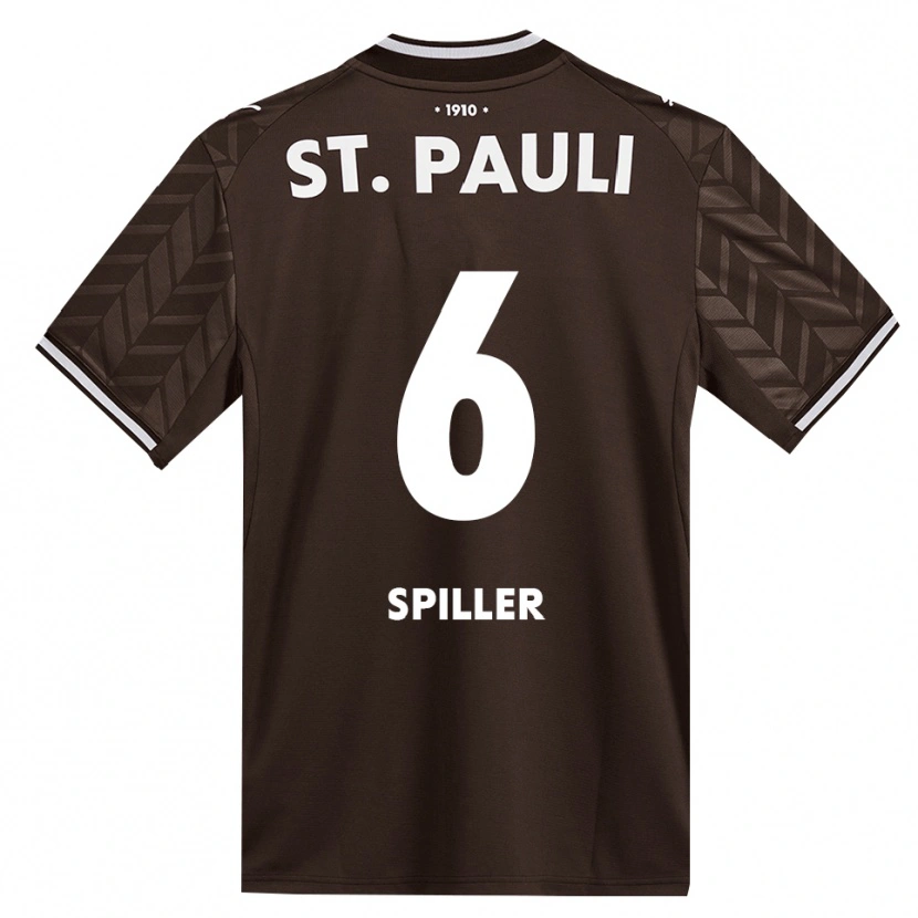 Danxen Mann Nele Spiller #6 Kaffe Hvit Hjemmetrøye Drakt Trøye 2026/27 Skjorter T-Skjorte