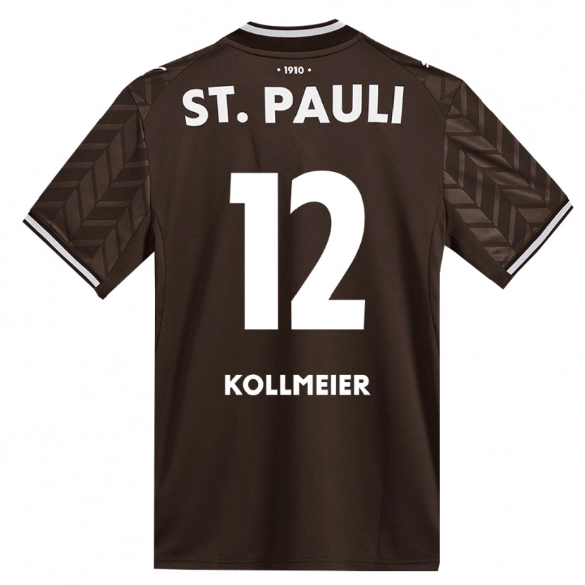 Danxen Mann Anton Kollmeier #12 Kaffe Hvit Hjemmetrøye Drakt Trøye 2026/27 Skjorter T-Skjorte