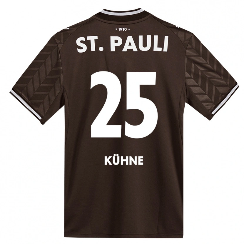 Danxen Mann Florian Kühne #25 Kaffe Hvit Hjemmetrøye Drakt Trøye 2026/27 Skjorter T-Skjorte