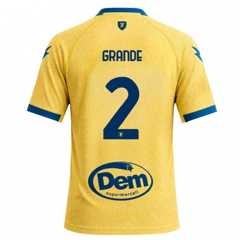 Danxen Mann Alessandro Grande #2 Khaki Svart Blå Hjemmetrøye Drakt Trøye 2026/27 Skjorter T-Skjorte