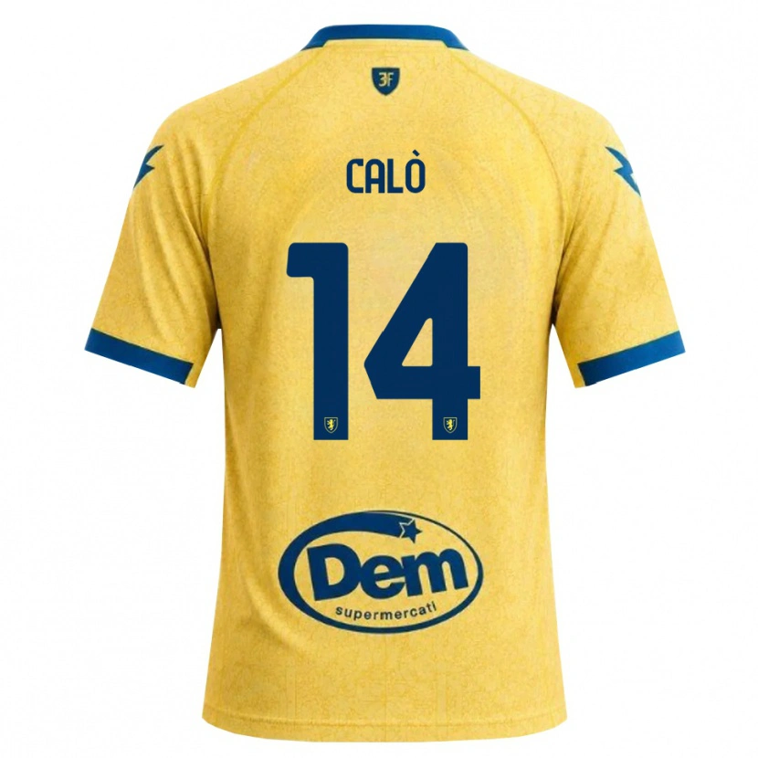 Danxen Mann Giacomo Calò #14 Khaki Svart Blå Hjemmetrøye Drakt Trøye 2026/27 Skjorter T-Skjorte