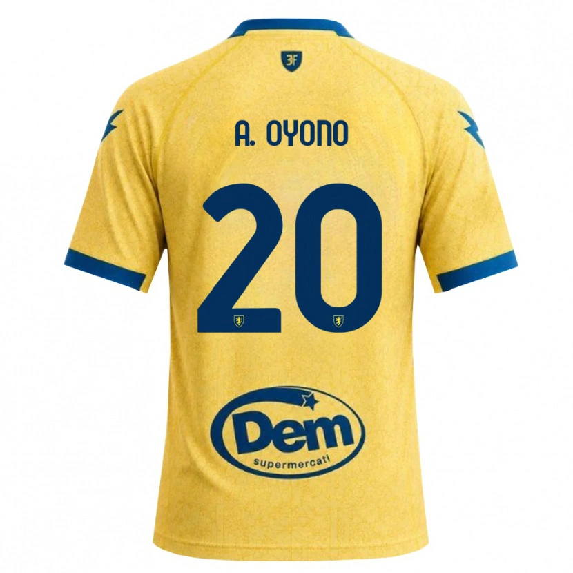 Danxen Mann Anthony Oyono #20 Khaki Svart Blå Hjemmetrøye Drakt Trøye 2026/27 Skjorter T-Skjorte