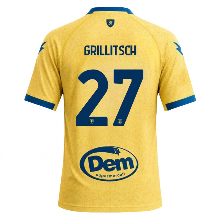 Danxen Mann Florian Grillitsch #27 Khaki Svart Blå Hjemmetrøye Drakt Trøye 2026/27 Skjorter T-Skjorte