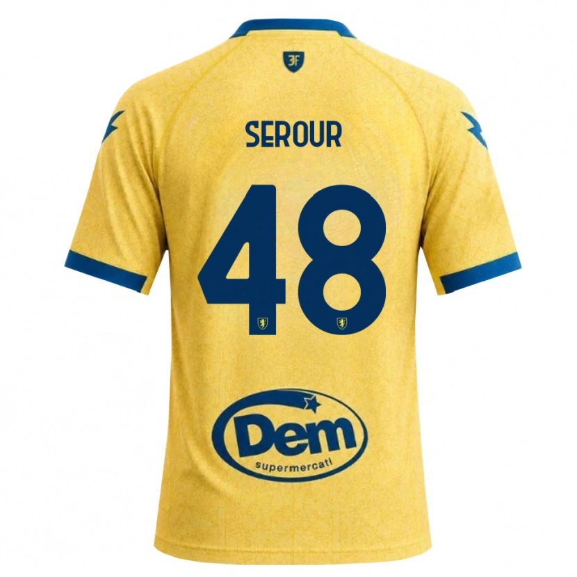 Danxen Mann Mohamed Serour #48 Khaki Svart Blå Hjemmetrøye Drakt Trøye 2026/27 Skjorter T-Skjorte