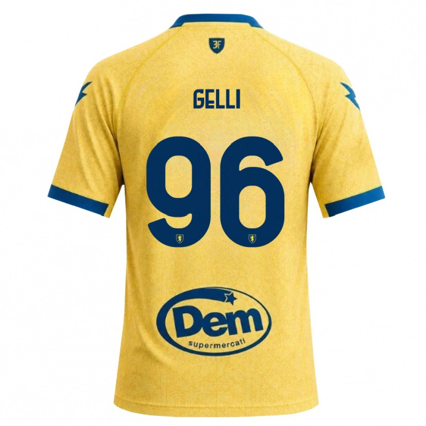 Danxen Mann Francesco Gelli #96 Khaki Svart Blå Hjemmetrøye Drakt Trøye 2026/27 Skjorter T-Skjorte