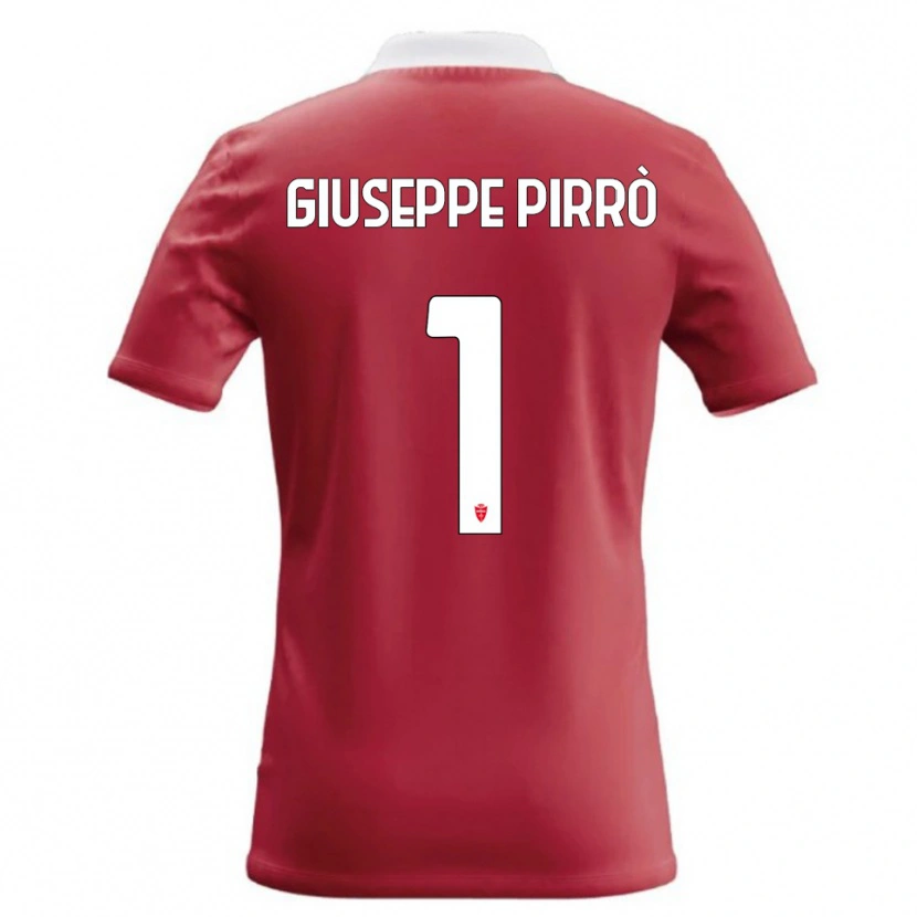 Danxen Mann Marco Giuseppe Pirrò #1 Rød Hvit Hjemmetrøye Drakt Trøye 2026/27 Skjorter T-Skjorte