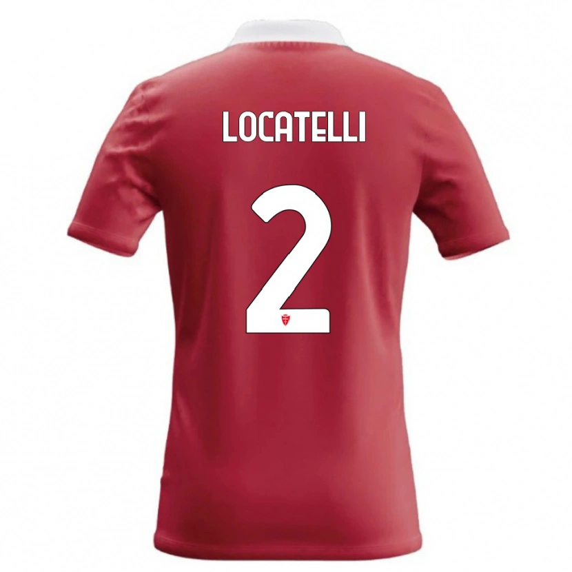 Danxen Mann Gabriel Locatelli #2 Rød Hvit Hjemmetrøye Drakt Trøye 2026/27 Skjorter T-Skjorte