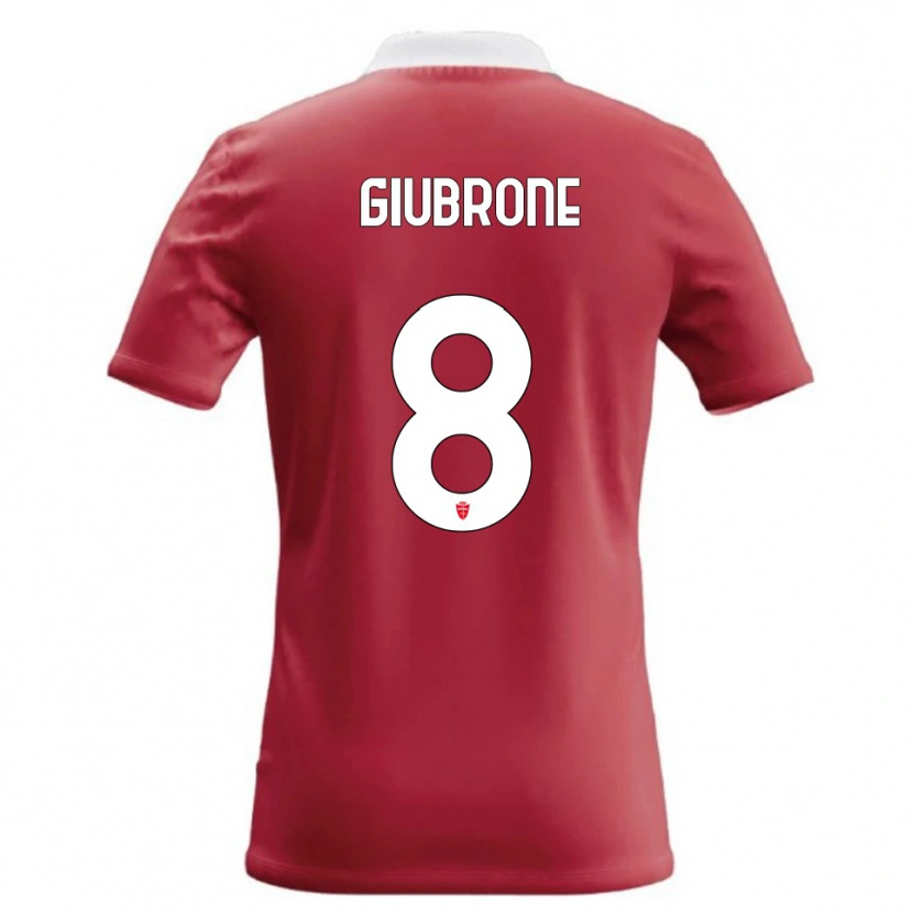 Danxen Mann Mario Giubrone #8 Rød Hvit Hjemmetrøye Drakt Trøye 2026/27 Skjorter T-Skjorte