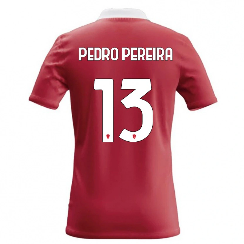 Danxen Mann Pedro Pereira #13 Rød Hvit Hjemmetrøye Drakt Trøye 2026/27 Skjorter T-Skjorte