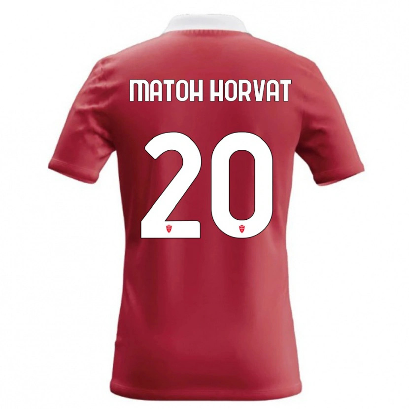Danxen Mann Liam Matoh Horvat #20 Rød Hvit Hjemmetrøye Drakt Trøye 2026/27 Skjorter T-Skjorte