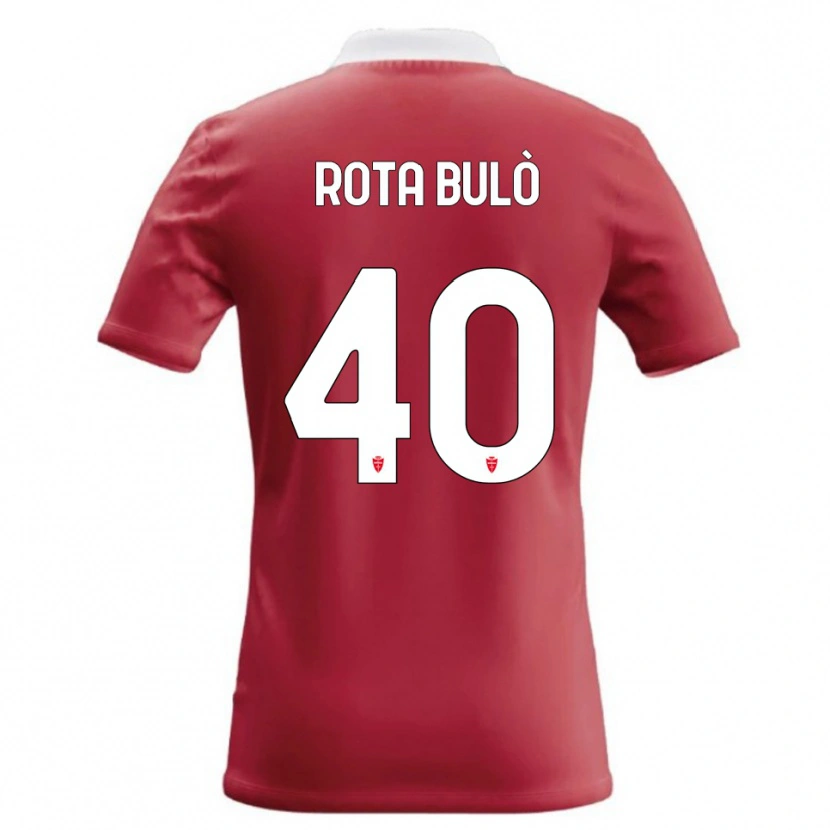 Danxen Mann Pietro Rota Bulò #40 Rød Hvit Hjemmetrøye Drakt Trøye 2026/27 Skjorter T-Skjorte
