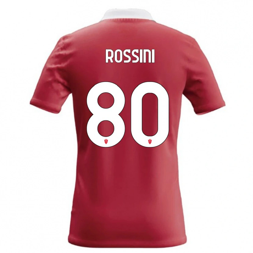 Danxen Mann Luca Rossini #80 Rød Hvit Hjemmetrøye Drakt Trøye 2026/27 Skjorter T-Skjorte