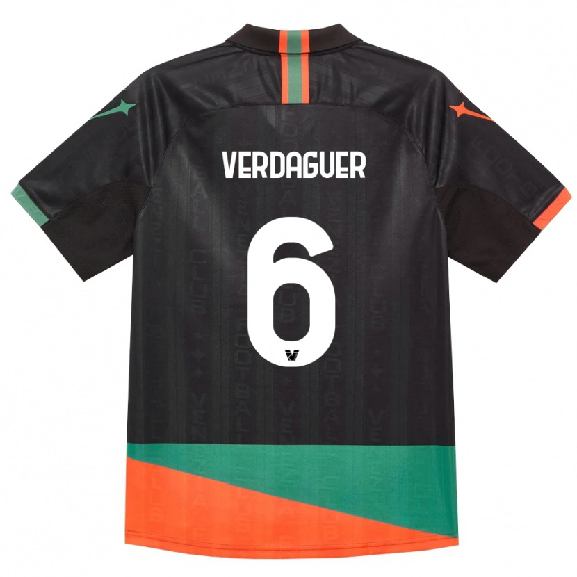 Danxen Mann Judith Verdaguer #6 Svart Oransje Grønn Hjemmetrøye Drakt Trøye 2026/27 Skjorter T-Skjorte