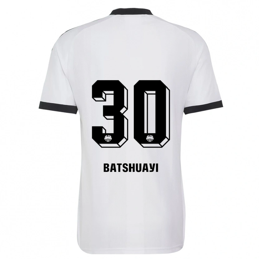 Danxen Mann Michy Batshuayi #30 Svart Hvit Bortetrøye Drakt Trøye 2026/27 Skjorter T-Skjorte