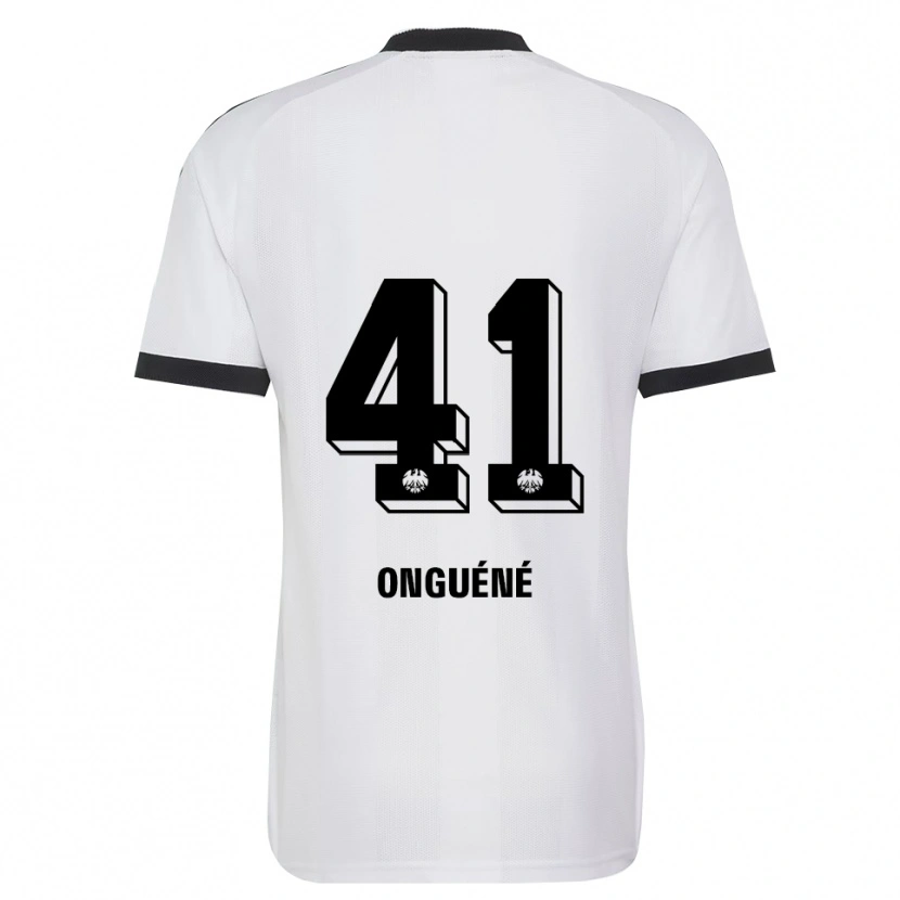 Danxen Mann Jérôme Onguéné #41 Svart Hvit Bortetrøye Drakt Trøye 2026/27 Skjorter T-Skjorte