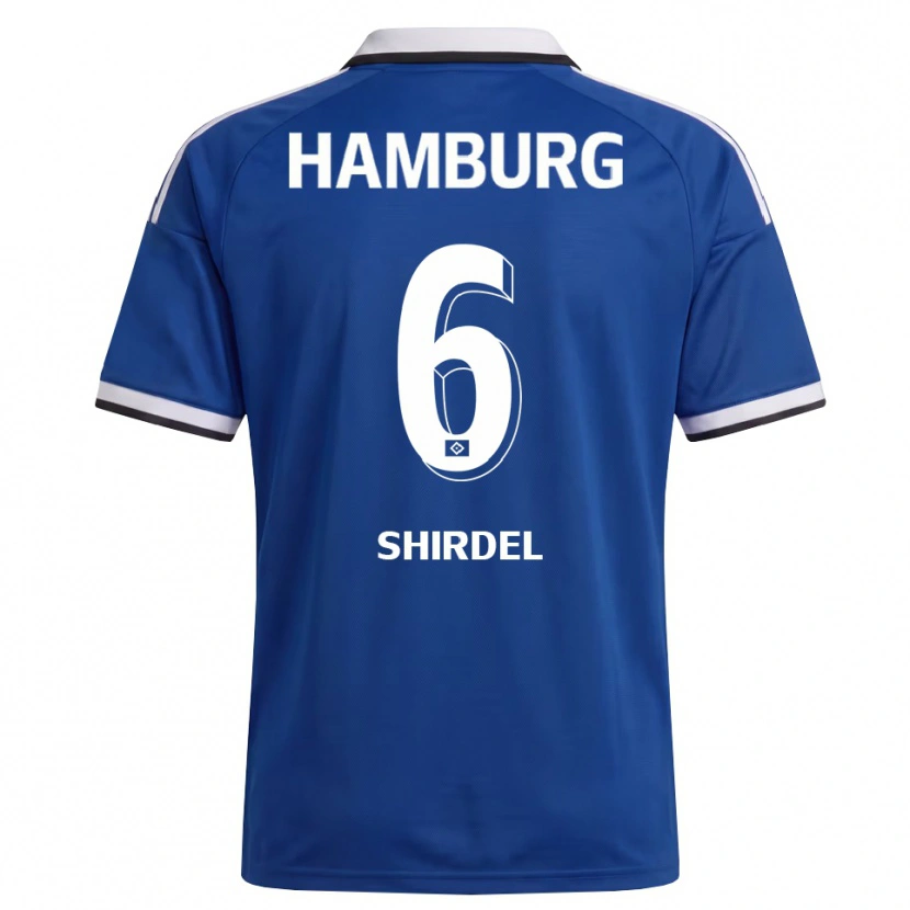 Danxen Mann Gabriel Shirdel #6 Hvit Blå Bortetrøye Drakt Trøye 2026/27 Skjorter T-Skjorte