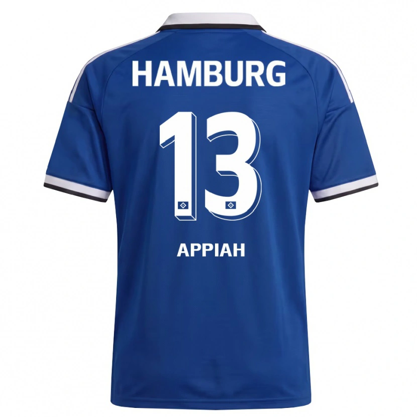 Danxen Mann Samuel Appiah #13 Hvit Blå Bortetrøye Drakt Trøye 2026/27 Skjorter T-Skjorte