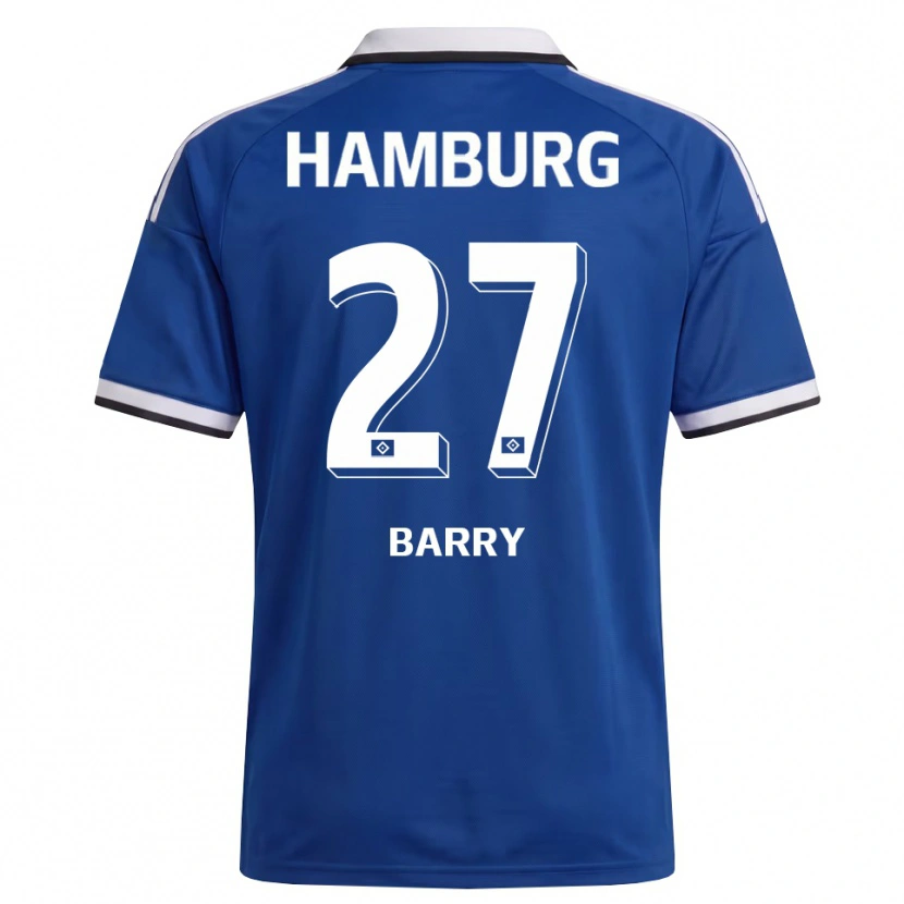 Danxen Mann Alpha Barry #27 Hvit Blå Bortetrøye Drakt Trøye 2026/27 Skjorter T-Skjorte
