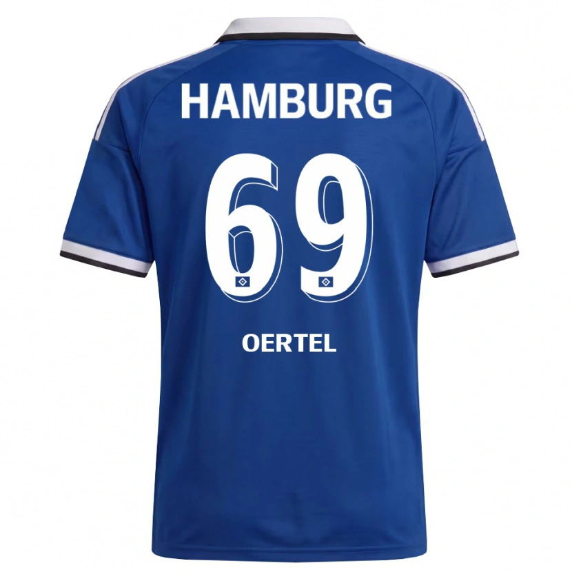 Danxen Mann Jan Oertel #69 Hvit Blå Bortetrøye Drakt Trøye 2026/27 Skjorter T-Skjorte