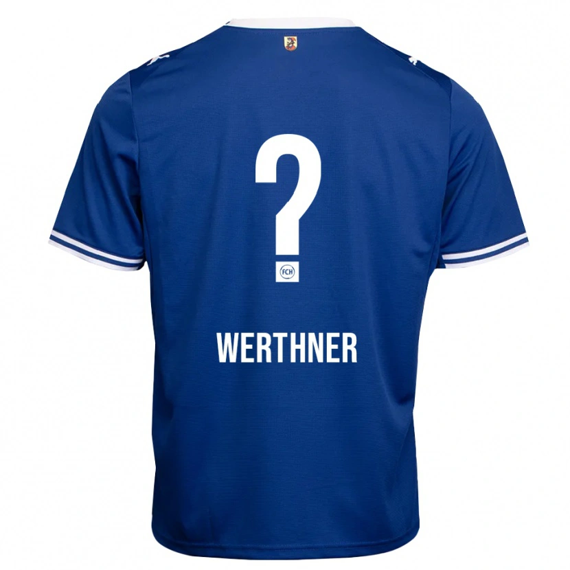 Danxen Mann Loretta Werthner #0 Kongeblå Hvit Bortetrøye Drakt Trøye 2026/27 Skjorter T-Skjorte
