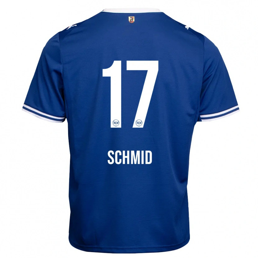 Danxen Mann Florent Schmid #17 Kongeblå Hvit Bortetrøye Drakt Trøye 2026/27 Skjorter T-Skjorte