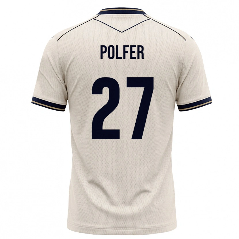 Danxen Mann Jona Polfer #27 Off-White Blekkblå Bortetrøye Drakt Trøye 2026/27 Skjorter T-Skjorte