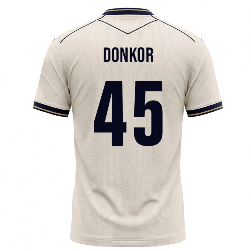 Danxen Mann Denis Donkor #45 Off-White Blekkblå Bortetrøye Drakt Trøye 2026/27 Skjorter T-Skjorte