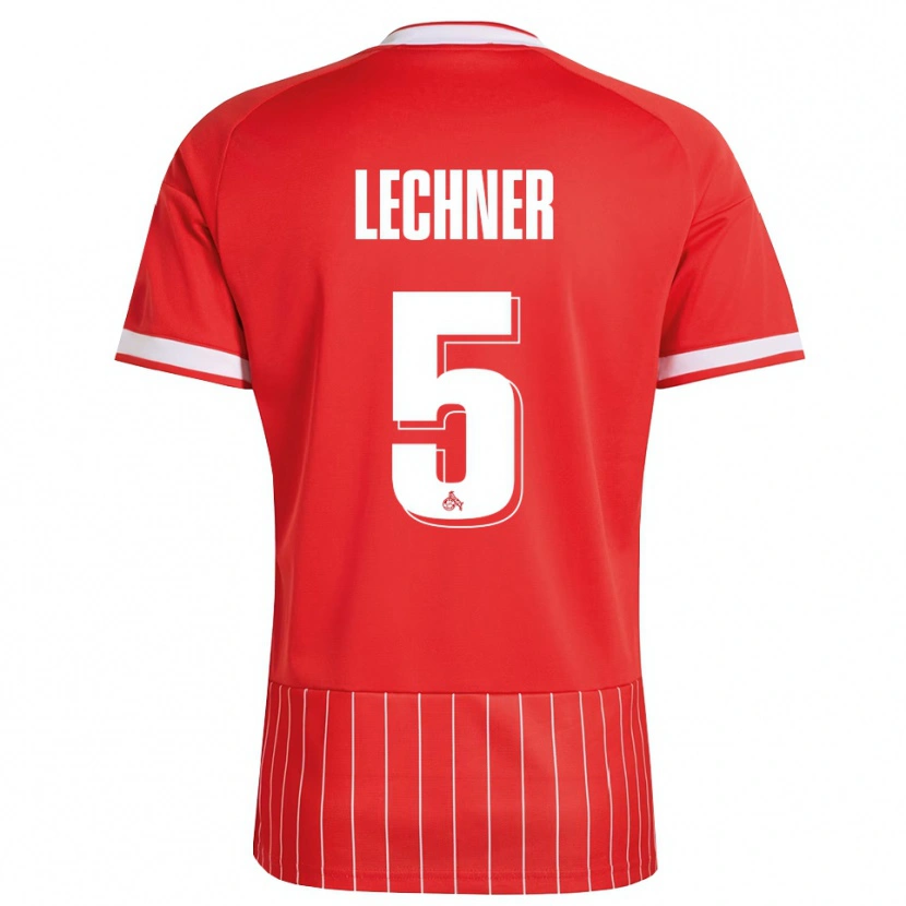 Danxen Mann Luca Lechner #5 Rød Hvit Grønn Bortetrøye Drakt Trøye 2026/27 Skjorter T-Skjorte